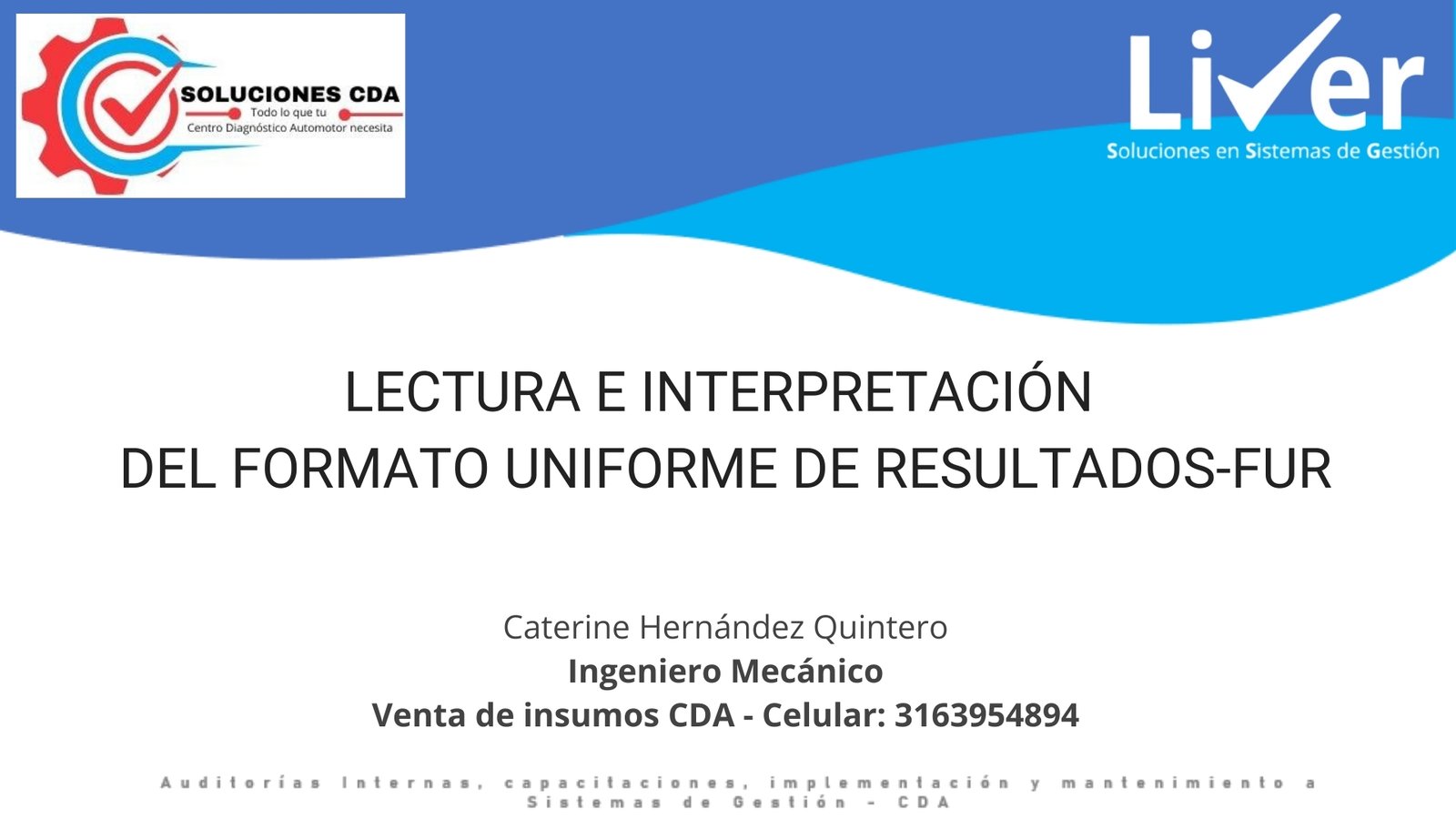 LECTURA E INTERPRETACIÓN DEL FUR